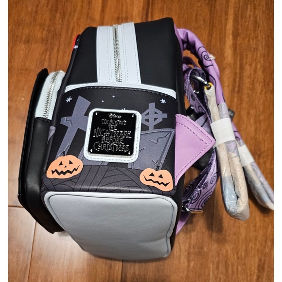 Loungefly Nightmare Before Christmas Sally Cemetery Glow Mini Backpack - Picture 8 of 10